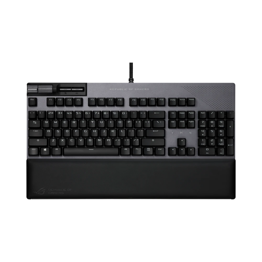 ASUS Strix Flare II Animate Ergonomic Wired Mechanical Gaming Keyboard (Gunmetal) — Being Shipped