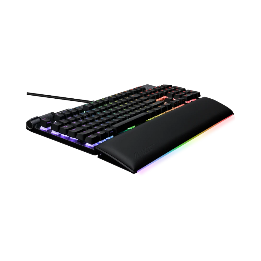 ASUS Strix Flare II Animate Ergonomic Wired Mechanical Gaming Keyboard (Gunmetal) — Being Shipped