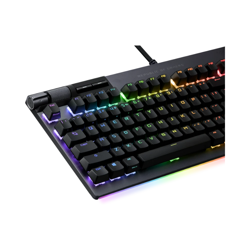 ASUS Strix Flare II Animate Ergonomic Wired Mechanical Gaming Keyboard (Gunmetal) — Being Shipped