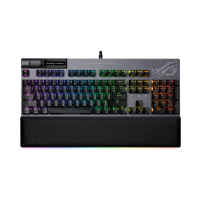 ASUS Strix Flare II Animate Ergonomic Wired Mechanical Gaming Keyboard (Gunmetal) — Being Shipped