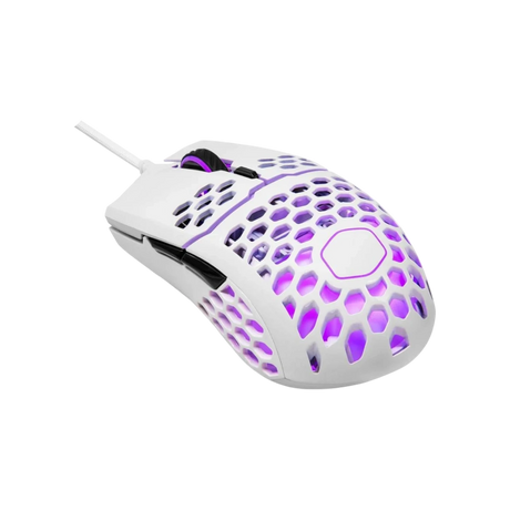 Cooler Master MM711 Ambidextrous RGB Gaming Mouse (Matte White) — Being Shipped
