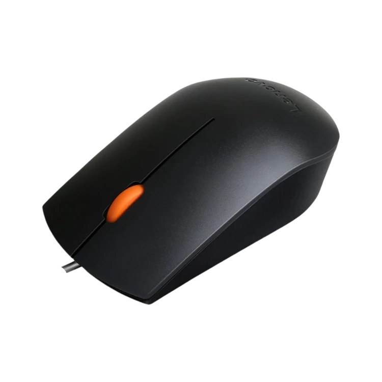 Lenovo 300 Wired USB Mouse (Black) — Being Shipped