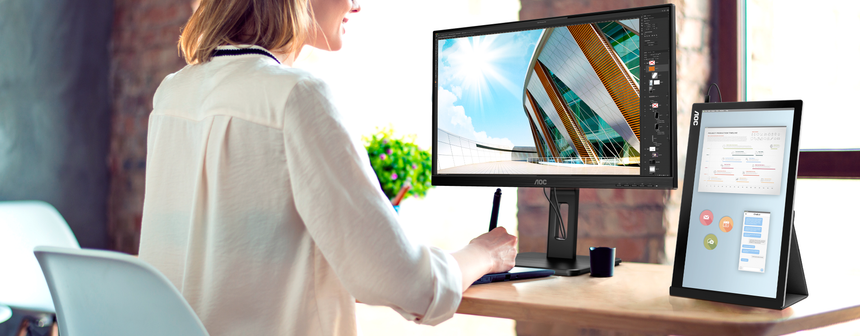 AOC I1601FWUX 15.6" FHD 16:9 Portable IPS Monitor — Being Shipped