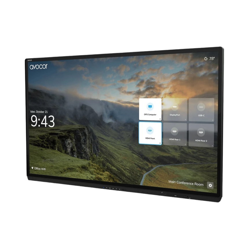 Avocor G Series 85" UHD 4K Commercial Interactive Touchscreen Display — Being Shipped