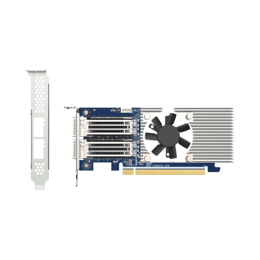 QNAP Dual-Port 100GbE PCIe 4.0 Network Expansion Card — Being Shipped