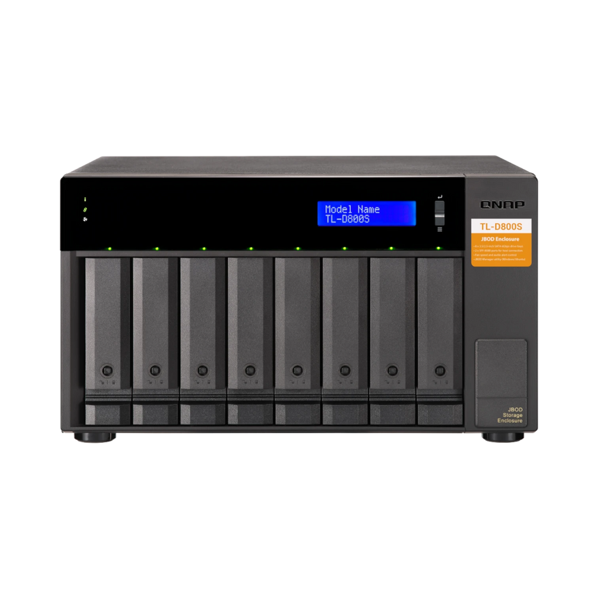 QNAP 8-Bay SATA JBOD Enclosure for NAS & PCs — Being Shipped