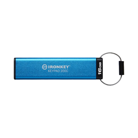 Kingston IronKey Keypad 200 USB-C 3.2 Gen 1 16GB Flash Drive — Being Shipped