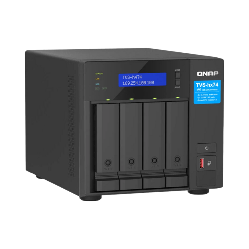 QNAP TVS-h474 4-Bay NAS Enclosure — Being Shipped