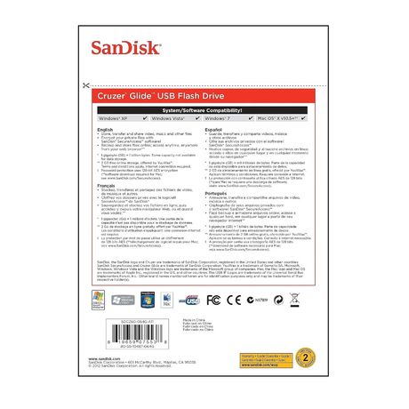 SanDisk Cruzer Glide 128GB USB 2.0 Flash Drive — Being Shipped