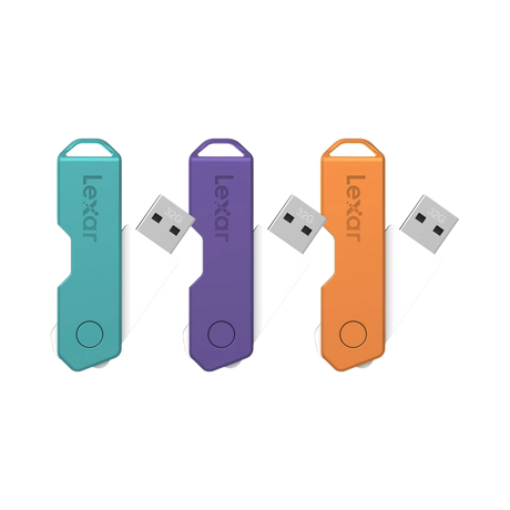 Lexar JumpDrive TwistTurn2 32GB USB 2.0 Flash Drive (3-Pack) — Being Shipped