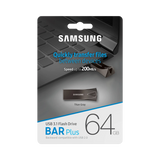 Samsung 64GB USB 3.1 Gen 1 BAR Plus Flash Drive (Titan Gray) — Being Shipped