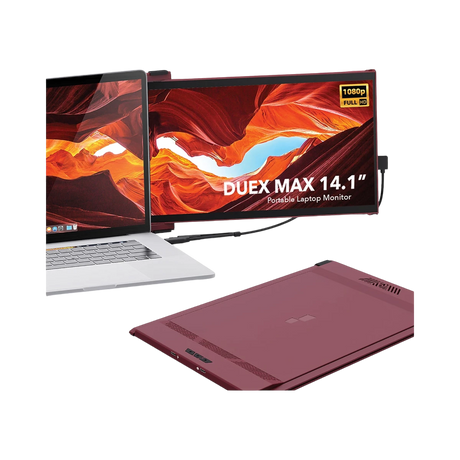 Mobile Pixels DUEX Max 14.1" 1080p Portable Monitor (Red) — Being Shipped