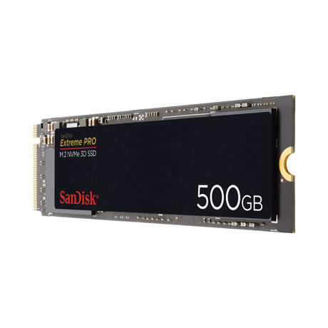 SanDisk Extreme PRO 500GB M.2 NVMe 3D SSD — Being Shipped