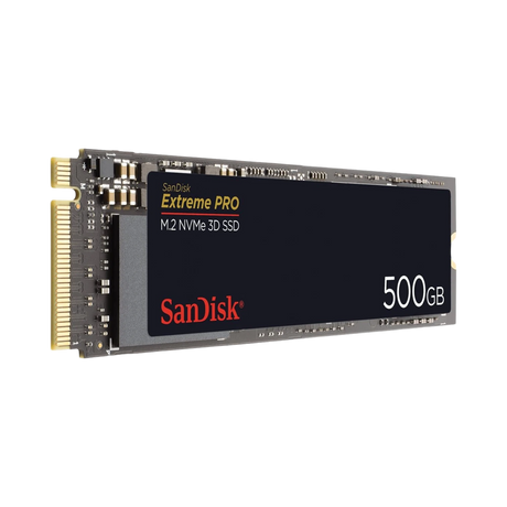 SanDisk Extreme PRO 500GB M.2 NVMe 3D SSD — Being Shipped