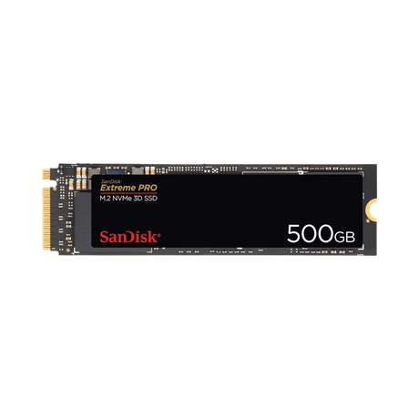 SanDisk Extreme PRO 500GB M.2 NVMe 3D SSD — Being Shipped