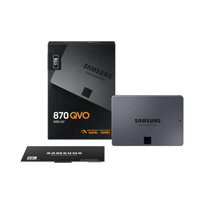 Samsung 870 QVO 1TB 2.5" 530 MB/s SATA 6 Gb/s SSD — Being Shipped