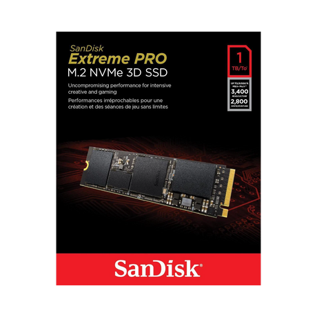 SanDisk Extreme PRO 1TB M.2 NVMe 3D PCIe 3.0 x4 SSD — Being Shipped