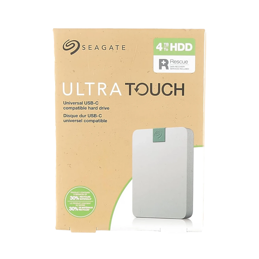 Seagate Ultra Touch 4TB Portable External Hard Drive (Gray) — Being Shipped