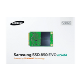 Samsung 850 EVO 500GB 520 MB/s mSATA Internal SSD — Being Shipped