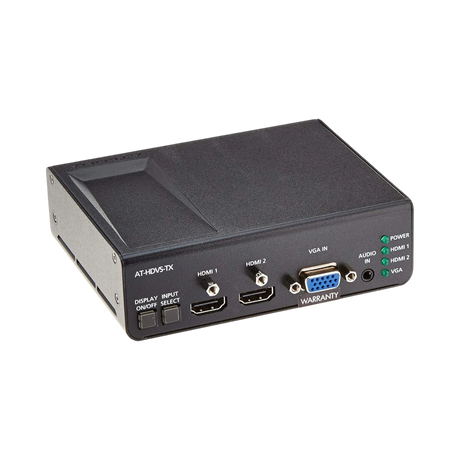 Atlona AT-HDVS-TX VGA/Audio + Two HDMI to HDBaseT Extender Switcher with Display — Being Shipped