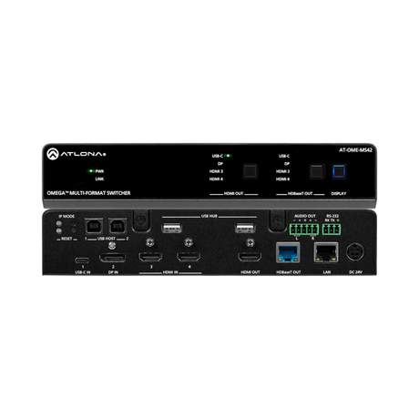 Atlona Omega 4x2 4K/UHD Multi-Format Matrix Switcher with USB — Being Shipped