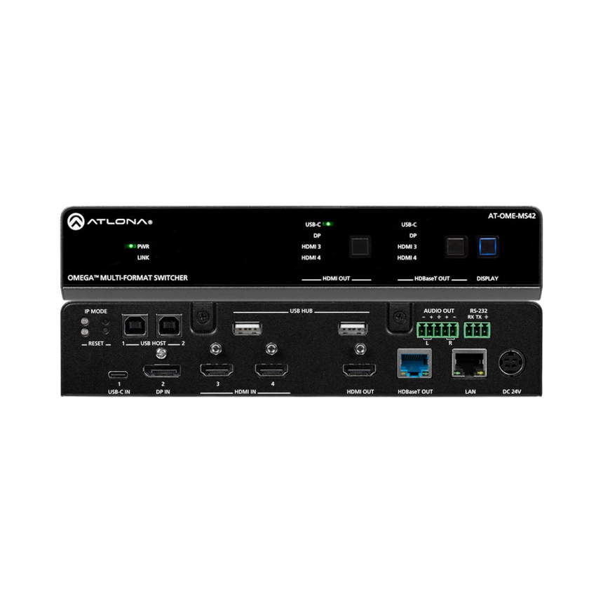 Atlona Omega 4x2 4K/UHD Multi-Format Matrix Switcher with USB — Being Shipped