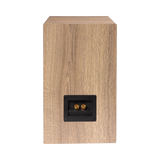 ELAC Debut Reference Two-Way Bookshelf Pair Speaker (White Baffle, Oak Cabinet) — Being Shipped