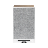 ELAC Debut Reference Two-Way Bookshelf Pair Speaker (White Baffle, Oak Cabinet) — Being Shipped