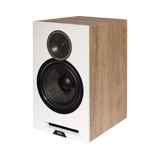 ELAC Debut Reference Two-Way Bookshelf Pair Speaker (White Baffle, Oak Cabinet) — Being Shipped