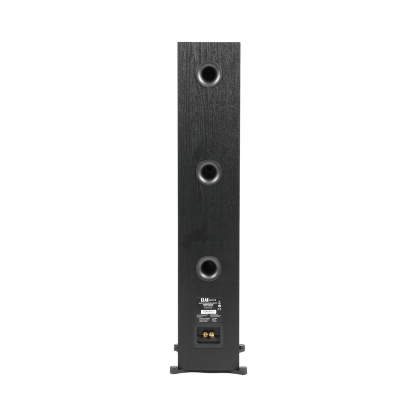 ELAC Uni-Fi 2.0 UF-52 Floorstanding Speaker (Black Ash Vinyl) — Being Shipped