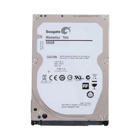 Seagate Momentus Thin 500GB 2.5" 5400RPM SATA Laptop HDD — Being Shipped