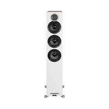 ELAC Debut Reference Three-Way Floorstanding Speaker (White Baffle, Oak Cabinet) — Being Shipped