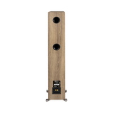 ELAC Debut Reference Three-Way Floorstanding Speaker (White Baffle, Oak Cabinet) — Being Shipped