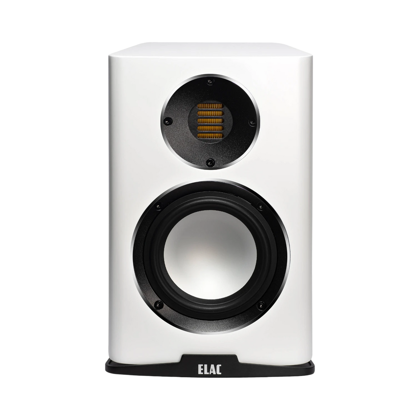 ELAC Carina BS243.4 2-Way Bookshelf Speakers (Satin White, Pair) — Being Shipped