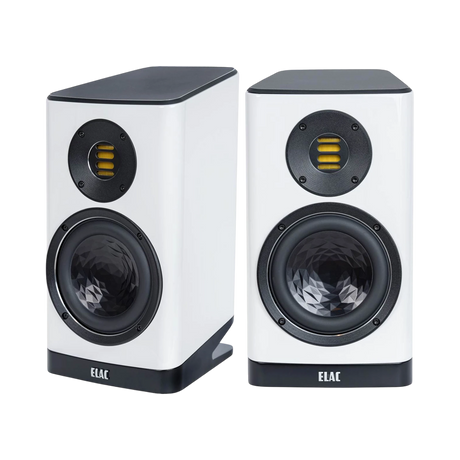 ELAC Vela BS 403 2-Way Bookshelf Speakers (Gloss White, Pair) — Being Shipped