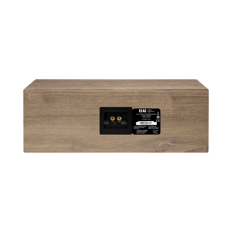 ELAC Debut Reference Two-Way Center Channel Speaker (White Baffle, Oak Cabinet) — Being Shipped