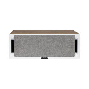 ELAC Debut Reference Two-Way Center Channel Speaker (White Baffle, Oak Cabinet) — Being Shipped