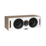 ELAC Debut Reference Two-Way Center Channel Speaker (White Baffle, Oak Cabinet) — Being Shipped