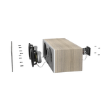 ELAC Debut Reference Two-Way Center Channel Speaker (White Baffle, Oak Cabinet) — Being Shipped