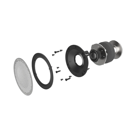 ELAC Debut Reference Two-Way Center Channel Speaker (White Baffle, Oak Cabinet) — Being Shipped