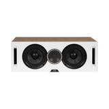 ELAC Debut Reference Two-Way Center Channel Speaker (White Baffle, Oak Cabinet) — Being Shipped