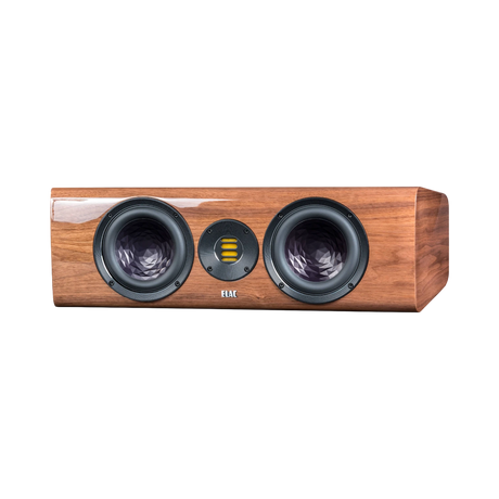 ELAC Vela CC 401 2.5-Way Center Channel Speaker (Gloss Walnut) — Being Shipped