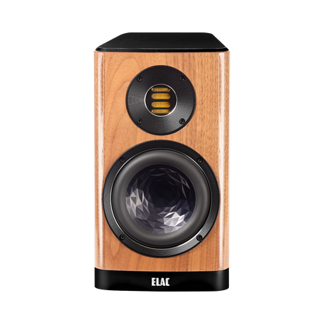 ELAC Vela BS 403 2-Way Bookshelf Speakers (Gloss Walnut, Pair) — Being Shipped