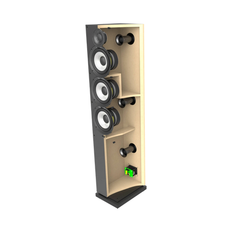 ELAC Debut 2.0 F6.2 Floorstanding 3-Way Speaker (Black, Single) — Being Shipped