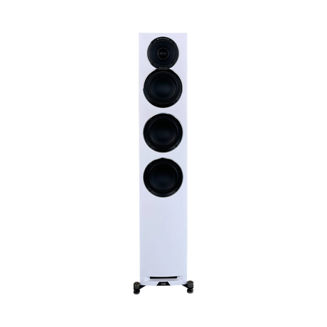 ELAC Uni-Fi Reference UFR52 Floorstanding Speaker (Satin White, Oak Sides) — Being Shipped