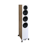 ELAC Uni-Fi Reference UFR52 Floorstanding Speaker (Satin White, Oak Sides) — Being Shipped