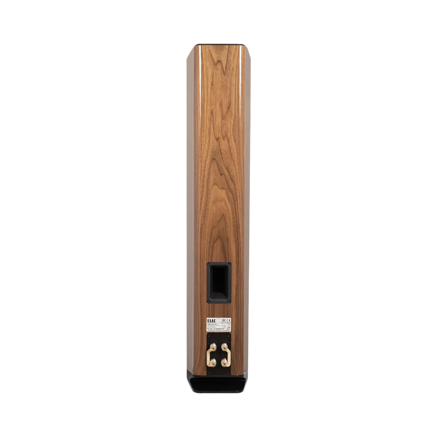 ELAC Vela FS 407 2.5-Way Floorstanding Speaker (Gloss Walnut, Single) — Being Shipped