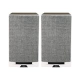 ELAC Uni-Fi Reference UBR62 3-Way Bookshelf Speakers (Satin White with Oak Sides, Pair) — Being Shipped