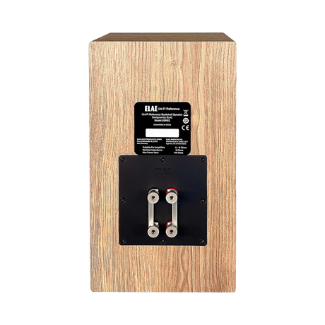 ELAC Uni-Fi Reference UBR62 3-Way Bookshelf Speakers (Satin White with Oak Sides, Pair) — Being Shipped