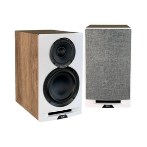 ELAC Uni-Fi Reference UBR62 3-Way Bookshelf Speakers (Satin White with Oak Sides, Pair) — Being Shipped